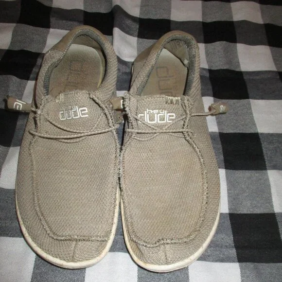 Hey Dude Men's Ultralight Wally Sox Slip-On Shoes - Sand size 10 - Picture 4 of 7